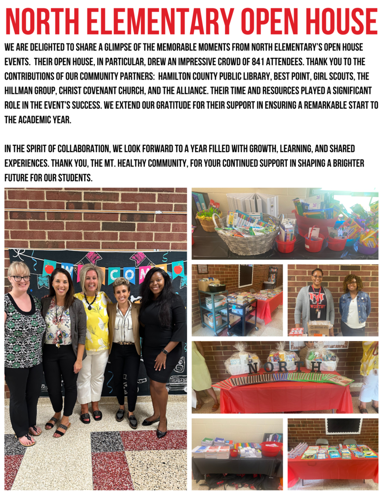 north elementary open house
