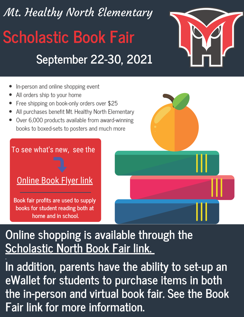 north elem scholastic book fair flyer. see link attached