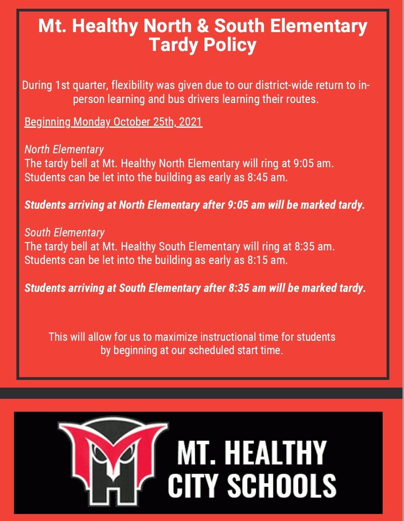 2021-2022 Tardy Bell Policy Changes