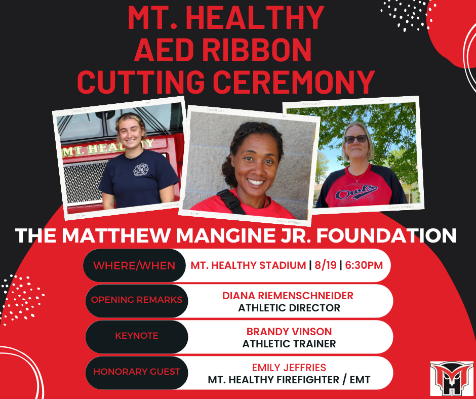 AED Ribbon Cutting Ceremony Flyer